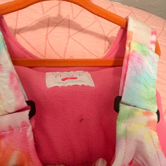 The Children's Place Tie-Dye Snowsuit, Double Layer Jacket, Gloves & Boots - Picture 8 of 8
